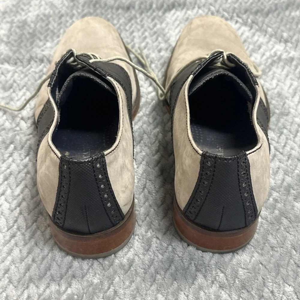 Cole Haan Air Colton Men's 8 Two Tone Oxford Dress Shoes‎ Grey Navy